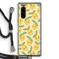 Citroenen: Sony Xperia 5 Transparant Hoesje met koord