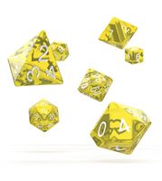 Oakie Doakie Dice RPG Set Translucent - Yellow (7) - thumbnail