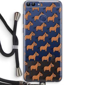 Pony: Huawei P Smart (2018) Transparant Hoesje met koord
