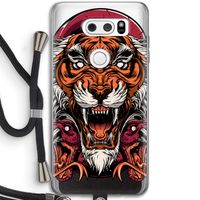 Tiger and Rattlesnakes: LG V30 Transparant Hoesje met koord