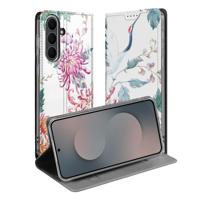 Samsung Galaxy S25 FE | Book Case | Bird Flowers