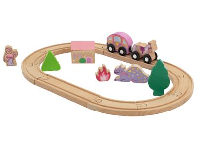lupilu Houten treinset (Prinses)