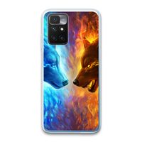 Fire & Ice: Xiaomi Redmi 10 Transparant Hoesje