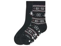 lupilu 2 paar kinder thermosokken (27-30, Marineblauw)