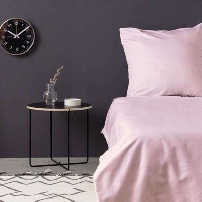 Beddengoedset - 1 dekbedovertrek 220 x 240 cm + 2 kussenslopen 60 x 60 cm - 100% katoen satijn - Roze
