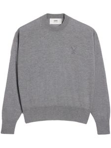 AMI Paris pull Ami de Coeur en laine - Gris