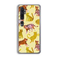 Cute Tigers and Leopards: Xiaomi Mi Note 10 Transparant Hoesje