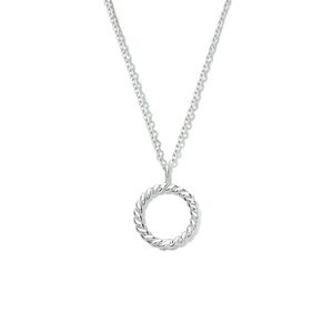 Ketting Open Rondje 12,5 mm zilver 41-45 cm