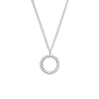 Ketting Open Rondje 12,5 mm zilver 41-45 cm Ketting Open Rondje 12,5 mm zilver 41-45 cm