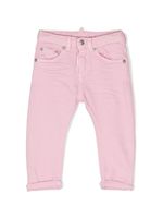 DSQUARED2 KIDS jean à patch logo - Rose - thumbnail