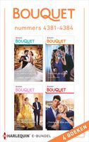 Bouquet e-bundel nummers 4381-4384 - Cathy Williams, Annie West, Carol Marinelli, Louise Fuller - ebook