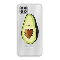 Avocuddle: Samsung Galaxy A22 4G Transparant Hoesje