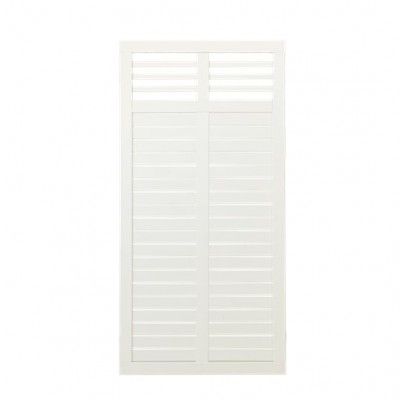 Wit Houten Tuinscherm Decora 90 x 180 CM