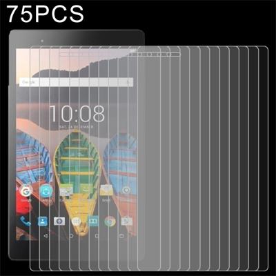 75 stuks 0.3mm 9 H volledig scherm getemperd glas Film voor Lenovo Tab3 8 Plus / TB-8703