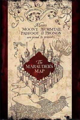 Poster Harry Potter - The Marauders Map - 61x91,5cm