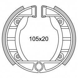 Newfren remsegment gf0152 ciao, si ø105mm voor (gietwiel)