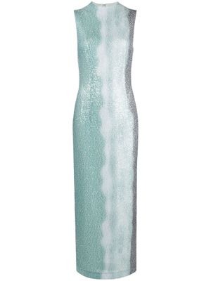 16Arlington robe longue Mira à sequins - Vert