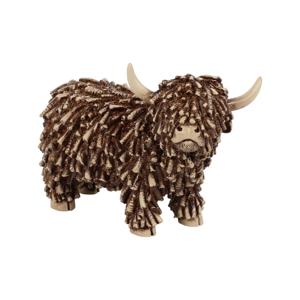 Schotse hooglander S bruin 18x8,5x13cm