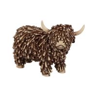 Schotse hooglander S bruin 18x8,5x13cm