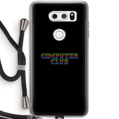 Retro: LG V30 Transparant Hoesje met koord