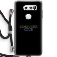 Retro: LG V30 Transparant Hoesje met koord
