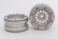 Metsafil Beadlock Wheels PT-Bullet Zilver / Zilver 1.9 (2st)