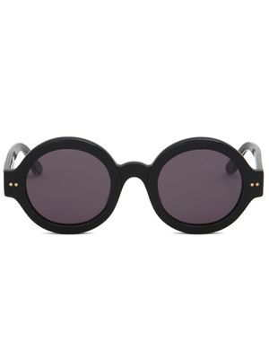 Marni lunettes de soleil à monture ronde - Noir