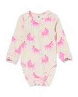 HEMA Meegroeiromper Ecovero™ Paard Gebroken Wit (gebroken wit)