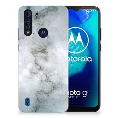 Smartphone hoesje Motorola Moto G8 Power Lite Painting Grey Smartphone hoesje Motorola Moto G8 Power Lite Painting Grey