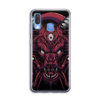 Hell Hound and Serpents: Samsung Galaxy A40 Transparant Hoesje Hell Hound and Serpents: Samsung Galaxy A40 Transparant Hoesje