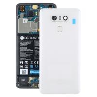 Batterij achtercover met camera lens & vingerafdruk sensor voor LG G6/H870/H870DS/H872/LS993/VS998/US997 (wit)