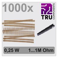 TRU COMPONENTS TC-12888468 T22P060 Koolfilmweerstand assortiment Axiaal bedraad 0.25 W 5 % 1000 stuk(s) - thumbnail