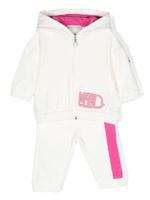 Moncler Enfant survêtement en coton à logo brodé - Blanc - thumbnail