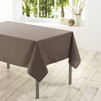 Tafelkleed textiel Essentiel taupe 140cmx250cm
