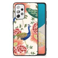 Dierenprint Telefoonhoesje voor Samsung Galaxy A73 Pink Peacock Dierenprint Telefoonhoesje voor Samsung Galaxy A73 Pink Peacock