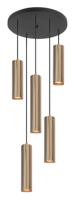 Highlight Ronde pendel hanglampPerugia mat goud - 5x GU10 - H5671.38