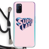 Superlady: Oppo A92 Transparant Hoesje met koord