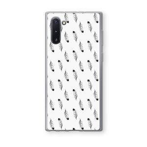 Pluimen: Samsung Galaxy Note 10 Transparant Hoesje