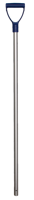 Schop steel aluminium 28x105 cm Donkerblauw handvat