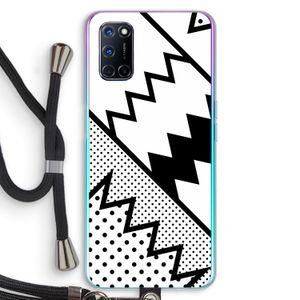 Pop Art #5: Oppo A92 Transparant Hoesje met koord
