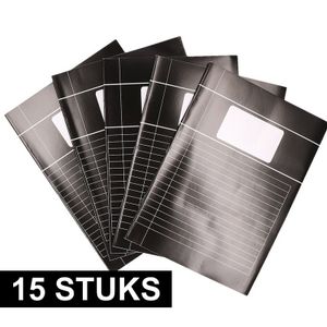 15x A4 lijntjes schriften voordeelpakket   -