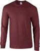 Gildan G2400 Ultra Cotton™ Long Sleeve T-Shirt - Maroon - XXL