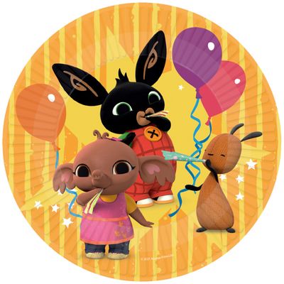 Feestbordjes Bing Geel (8st)