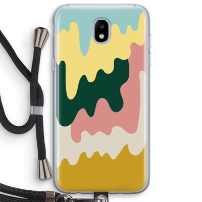 Baar B: Samsung Galaxy J5 (2017) Transparant Hoesje met koord