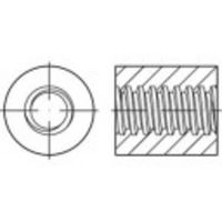 TOOLCRAFT TO-9979527 Ronde trapezium-moeren 12 mm Staal 25 stuk(s)