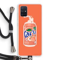 S(peach)less: Samsung Galaxy A71 Transparant Hoesje met koord