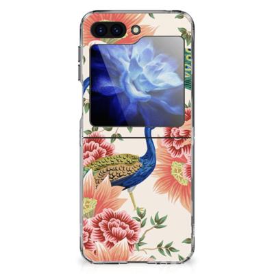 TPU Hoesje voor Samsung Galaxy Z Flip 6 Pink Peacock