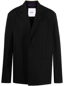 OAMC blazer oversize en coton à simple boutonnage - Noir