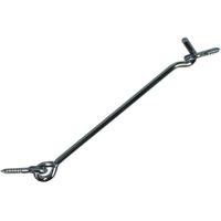 Windhaak - 1x stuks - verzinkt metaal - 12 cm - stormhaken - deurhaken Windhaak - 1x stuks - verzinkt metaal - 12 cm - stormhaken - deurhaken