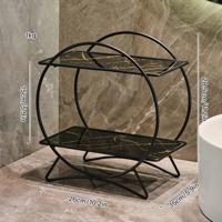 AureliaTower Luxe 2-Laags Badkamer & Make-up Organizer